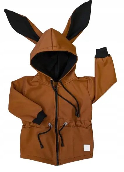 Kurtka softshell królik parka karmelowa rozmiar 68 Inna marka