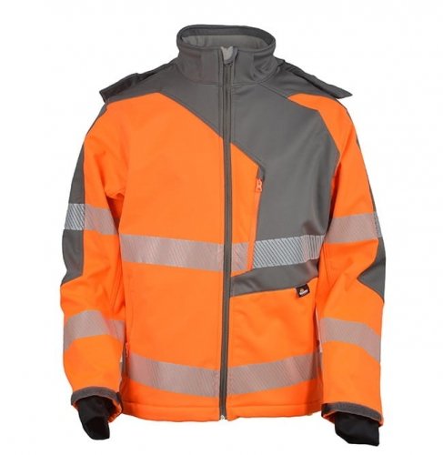 KURTKA SOFTSHELL OSTRZ.POMAR-SZARA L