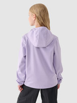 Kurtka Softshell Wiatroodporna Membrana Neodry 5000 Dziewczęca 4Fjwaw24Tsoff261-51S Fioletowy Roz. 164 4F