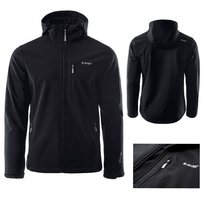 Kurtka softshell wiatrówka HI-TEC CEAN męska, czarny XL Hi-Tec