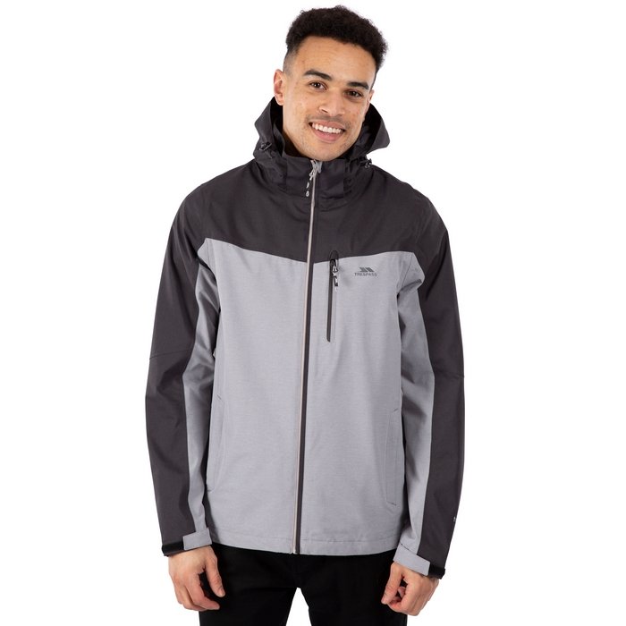 Trespass Top Sportivo Donna Koa TP75 – Con Cerniera E Cappuccio, Blu Greige Marl