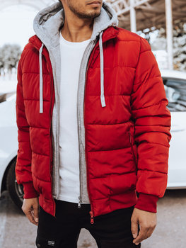 Kurtka zimowa męska pikowana czerwona Dstreet TX4550-XL - Inna marka