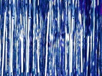 Kurtyna na party, niebieska