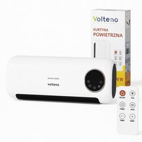 Kurtyna powietrzna elektryczna cicha 2000W z pilotem VOLTENO
