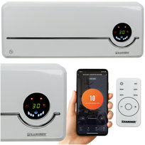 Kurtyna Powietrzna KAMINER Mocny Grzejnik Elektryczny Ścienny WiFi + Pilot