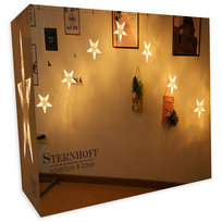 Kurtyna Świetlna 70Led Girlanda Śnieżynki Biały Ciepły