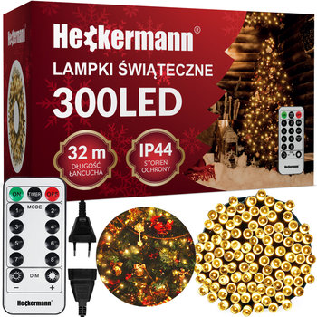 Kurtyna świetlna Heckermann CL-LHL-30 300LED Warm Lampki świąteczne - Heckermann