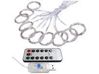 Kurtyna Świetlna Lampki Świąteczne 3X3 300 Led Multikolor