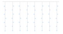 Kurtyna Świetlna Sople Wiszące Led 3 X 1M Zimne