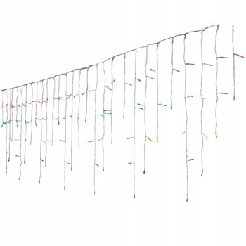 Kurtyna Świetlna Zewnętrzna Sople 8 Funkcji 20M Wielokolorowy - Kaemingk