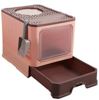 Kuweta Kryta Dla Kota 38X40X50Cm Różowy