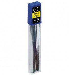 KW Trade, Grafity do ołówków automatycznych 0.7 mm HB A"12 - Grand