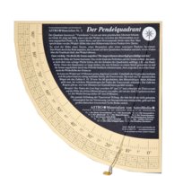 Kwadrant; dawny przyrząd do pomiaru kąta; zestaw edukacyjny AstroMedia