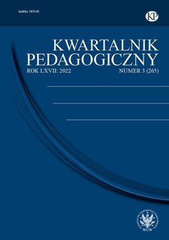 Kwartalnik Pedagogiczny 2022/3 - Madalińska-Michalak Joanna