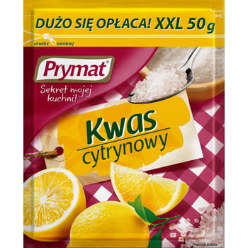 Kwas cytrynowy XXL 50g Prymat - Prymat
