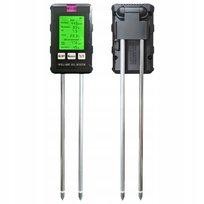Kwasomierz gleby tester podłoża pH ziemi miernik temperatura wilgotność 6w1