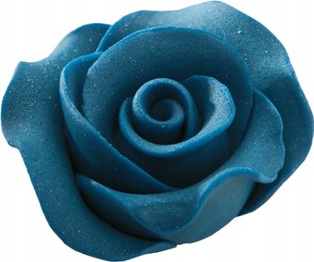 Kwiat Róża Cukrowa Na Tort, Duża Granatowa - Świat Cukiernika