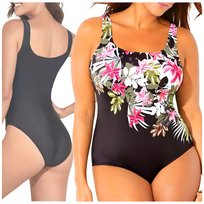 Kwiatowy Strój Kąpielowy Jednoczęściowy Plus Size, Wyszczuplający, Rozmiar XXL Inna marka