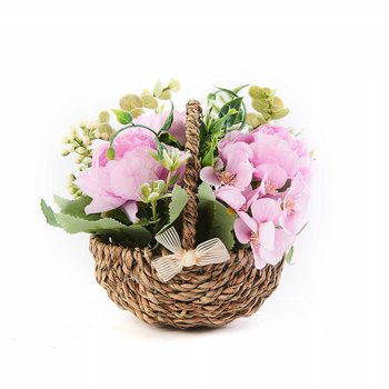 Kwiaty W Koszyku Sztuczna Roślina Różne Kolory - Midex