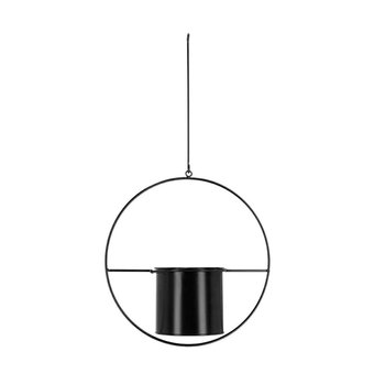 KWIETNIK Doniczka wisząca czarna metalowa LOFT - Esschert Design
