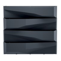 Kwietnik Ogród Wertykalny 4 Set Anracyt