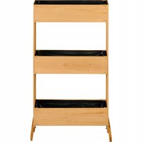 KWIETNIK PODWYŻSZONA GRZĄDKA WARZYWNIAK NA BALKON DONICA DREWNIANA