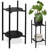 Kwietnik Stojący Metalowy SAMIR Czarny