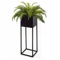 Kwietnik Stojący Metalowy Stojak Loft Wysoki 75 Cm