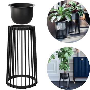 Kwietnik wysoki dwustronny Standy 54h Stojak na kwiaty + wkład wewnętrzny - FORM-PLASTIC