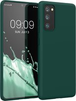 kwmobile Etui kompatybilne z Samsung Galaxy S20 FE - Miękka silikonowa osłona na telefon - zielona butelka Inna marka