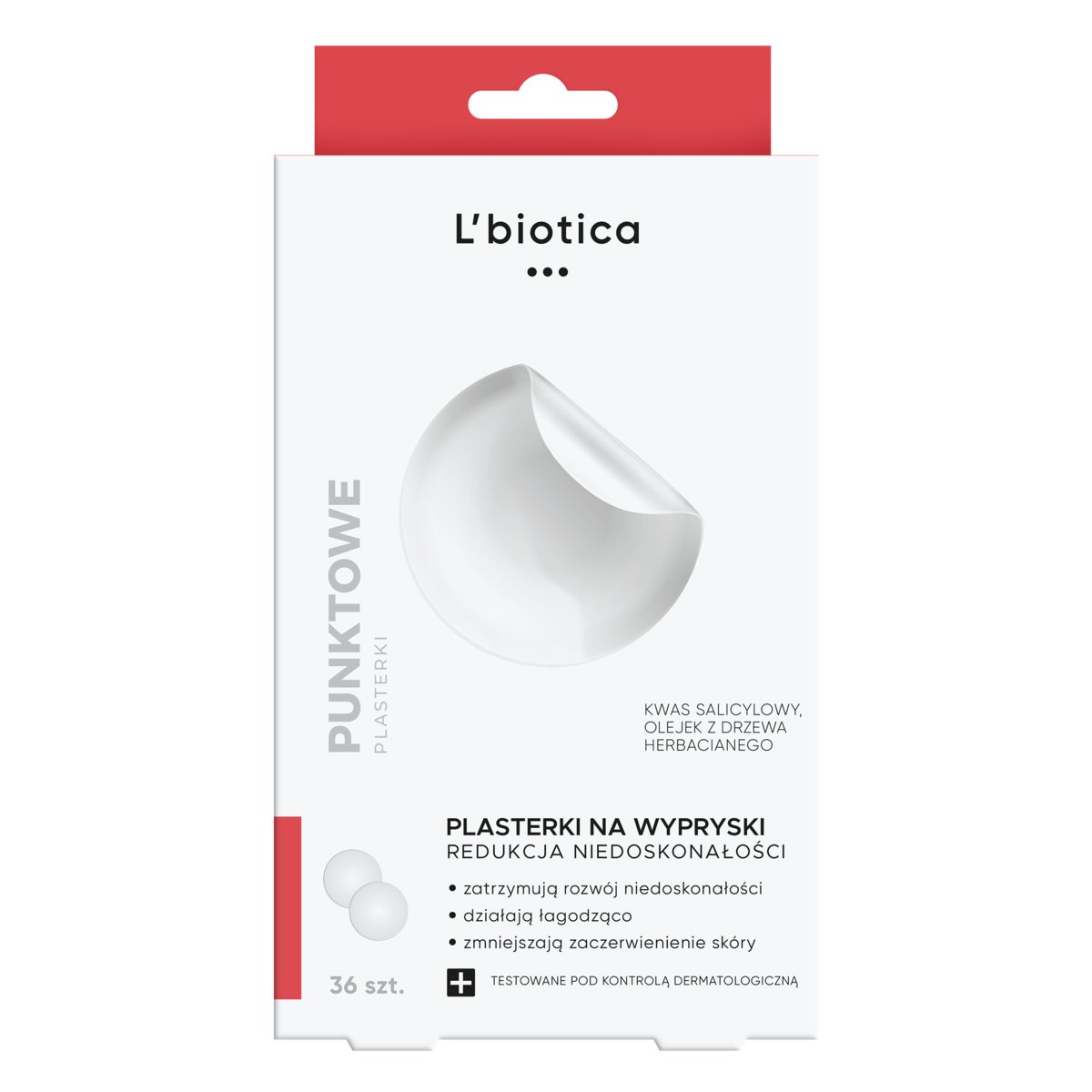 Empik L'biotica Punktowe plasterki na wypryski 36 szt.