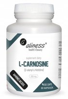 L-CARNOSINE 500 mg 60 kapsułek suplement diety AMINOACIDS || Aliness
