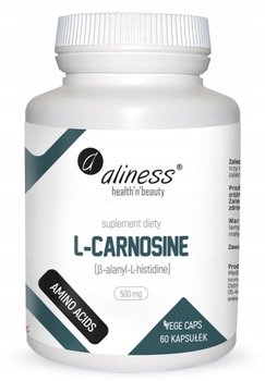 L-CARNOSINE 500 mg 60 kapsułek suplement diety AMINOACIDS || Aliness - Inna marka