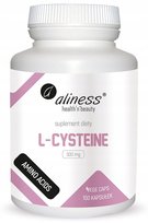L-Cysteine 500 mg x 100 Vege caps. Suplement diety || Aliness