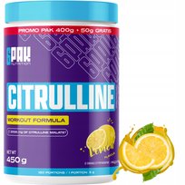 L-Cytrulina Jabłczan 450g Przedtreningówka Pompa Mięśniowa CYTRULLINE 6PAK NUTRITION