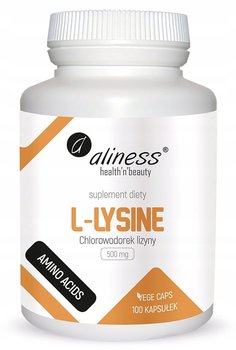 L-Lysine (chlorowodorek) 500 mg x 100 Vege caps. Suplement diety || Aliness - Inna marka