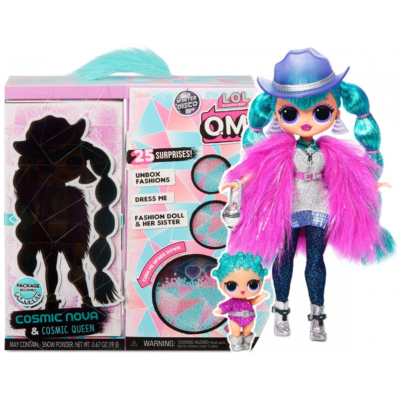 L.O.L. Surprise, lalka OMG Winter Disco- Cosmic Queen