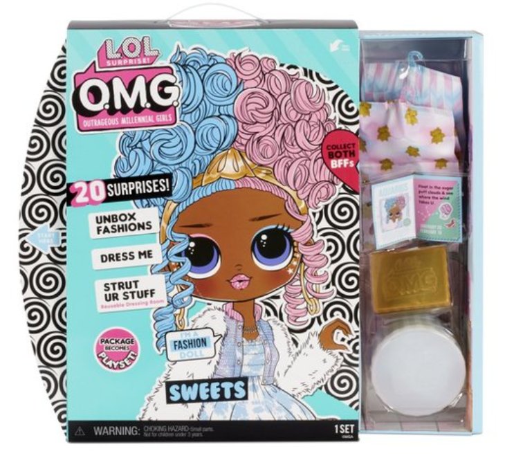 L.O.L. Surprise OMG, lalka Doll Series 4 Style 1