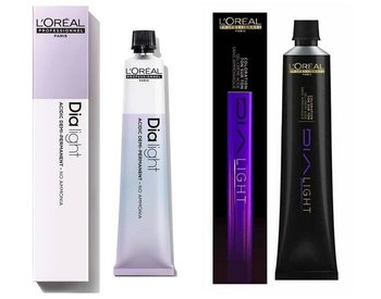 L'Oreal Dia Light, Toner do Włosów, Półtrwała Farba do Włosów Bez Amoniaku, 6.64, 50ml - L'Oréal Professionnel