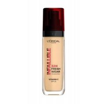 L'OREAL Infaillible 32H Fresh Wear Długotrwały Podkład do Twarzy 130 Cool Rose, 30ml