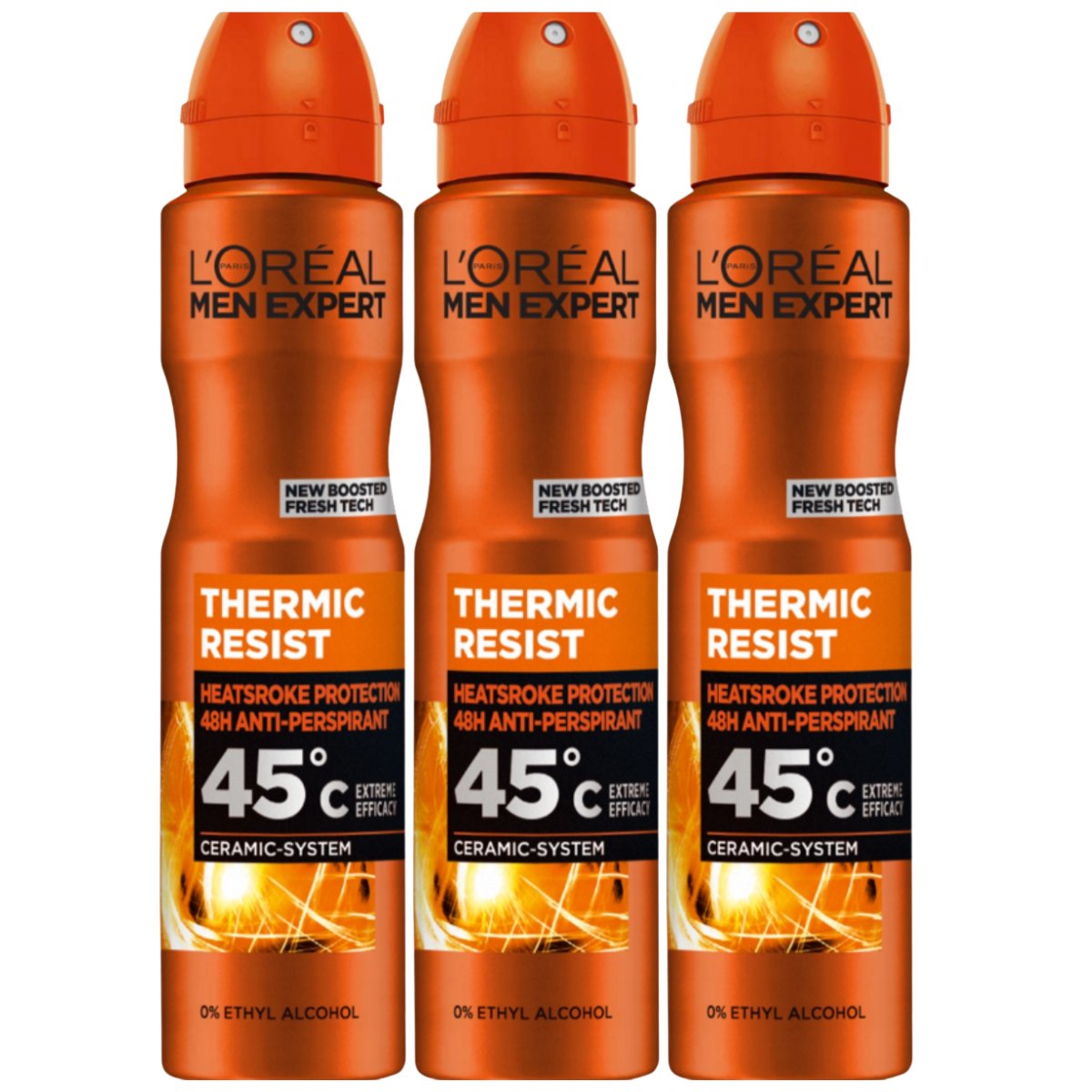 Empik L'Oreal Men Expert Thermic Resist Antyperspirant Spray Dla Mężczyzn 3x250 ml