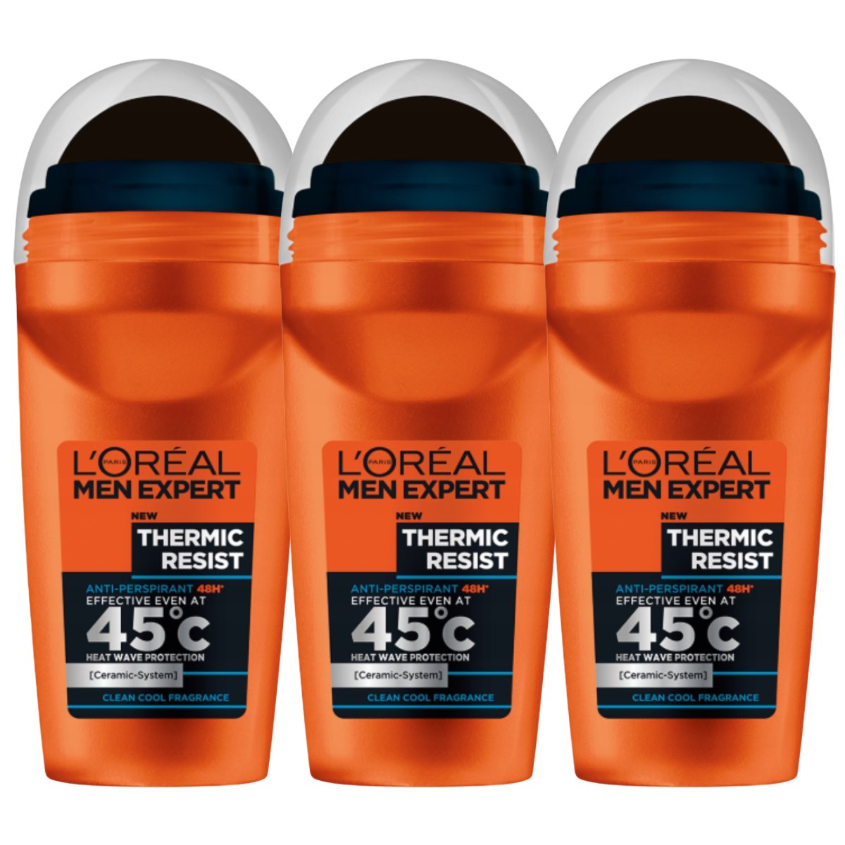 Empik L'Oréal Men Expert Thermic Resist Antyperspirant W Kulce Dla Mężczyzn 3x50ml