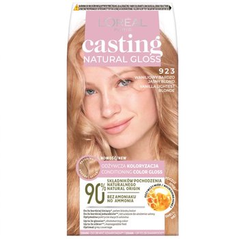 L'Oreal Paris, Casting Natural Gloss, Farba do włosów 923 Waniliowy Bardzo Jasny Blond - L'Oreal Paris