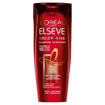 L'oreal Paris, Elseve Color Vive, szampon do włosów farbowanych, 250 ml - L'Oreal Paris