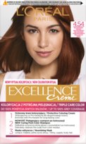 L'oreal Paris, Excellence Creme, farba do włosów, 4.54 Brąz mahoniowo-miedziany L'Oreal Paris