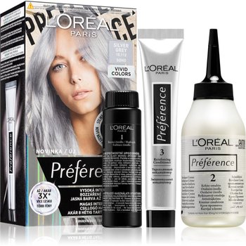 L’Oréal Paris Préférence Vivids farba do włosów odcień 10.112 silver grey 1 szt. - L'Oreal Paris