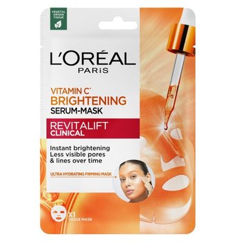 L'oreal Paris, Revitalift Clinical, Rozświetlająca Maska-serum W Płachcie Z Witaminą C I Kwasem Salicylowym, 26g - L'Oreal Paris