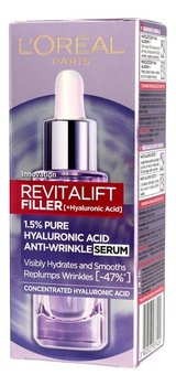 L'oreal Paris, REVITALIFT FILLER, Serum przeciwzmarszczkowe 1.5% czystego kwasu hialuronowego, 30ml - L'Oreal Paris