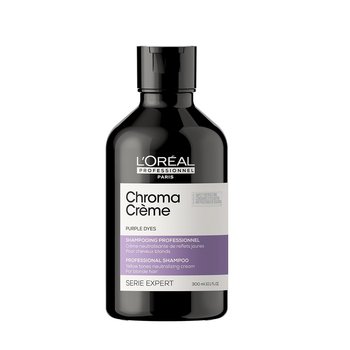 L'Oréal Professionnel Chroma Creme Purple | Szampon odświeżający kolor do włosów blond - fioletowy 300ml - L'Oréal Professionnel