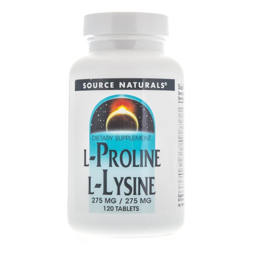 Л пролин. L-пролин/l-лизин. L Proline l Lysine. Что такое l пролин и лизин. Source naturals, l-пролин и l-лизин, 550 мг, 120 таблеток.